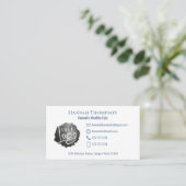 お客様との接続 | QRコードシンプルロゴモダンロゴ 名刺 (スタンド正面)