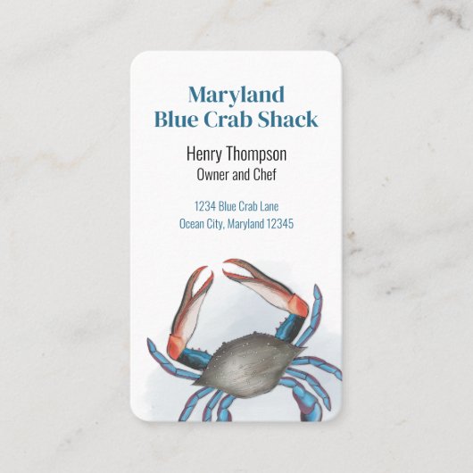 お客様との接続 | QRコードブルーカニ沿岸海 名刺 (正面)