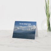 お客様と一緒にいるときは、クラウド9に参加しています – CARD カード (正面)