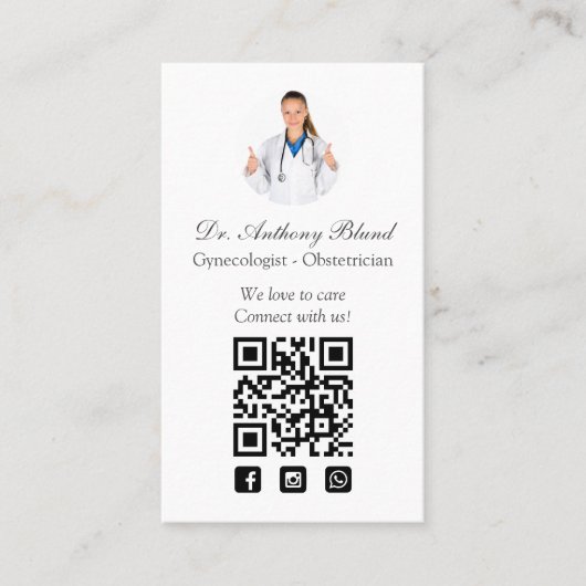 お客様と接続し、アポイントメントで健康を気に得る 名刺 (正面)