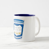 お客様にコーヒーカップマグカップを提供して嬉しい ツートーンマグカップ (正面右)