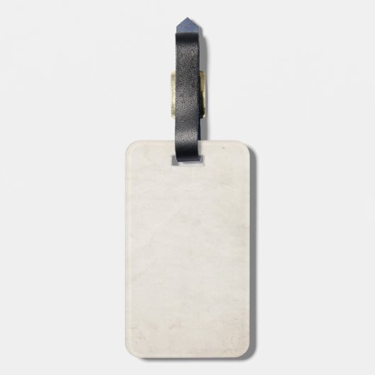 お客様に対し飛んでいるて豚の送料荷物タグを提供 ラゲッジタグ (裏面縦)