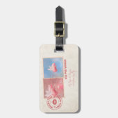 お客様に対し飛んでいるて豚の送料荷物タグを提供 ラゲッジタグ (正面縦)