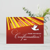 お客様に対し、確認をパーソナライズ サンキューカード (スタンド正面)