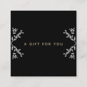 お客様に対する白黒評価 割引カード (正面)