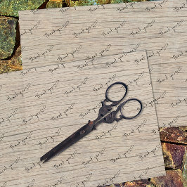 お客様に感謝するWoodのハート 薄葉紙