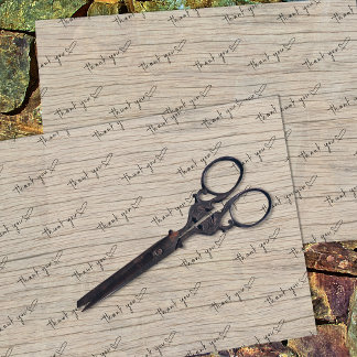お客様に感謝するWoodのハート 薄葉紙