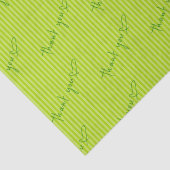 お客様に感謝のライムストライプ 薄葉紙 (詳細)
