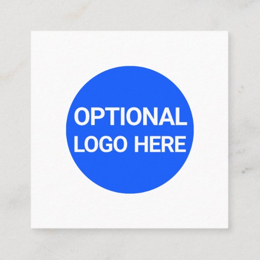 お客様に感謝の割引カード スクエア名刺 (裏面)