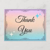 お客様に感謝の気持ちを伝える ポストカード (正面)