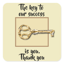 お客様に感謝の鍵