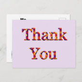 お客様に感謝を伝える カスタマーアプレシエーション ポストカード (正面/裏面)