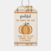 お客様に感謝秋 ギフトタグ (正面)