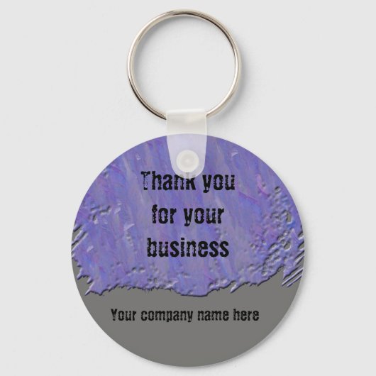 お客様に感謝 キーホルダー (正面)