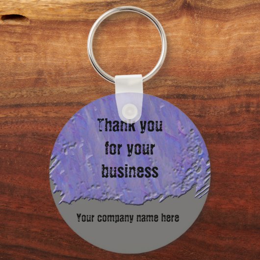 お客様に感謝 キーホルダー (正面)