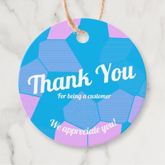 お客様に感謝 フェイバータグ (正面)