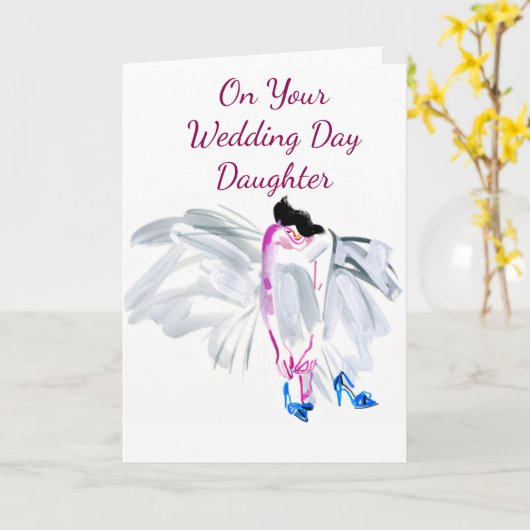 **お客様のお嬢様をお結婚願いします** カード (黄色い花)