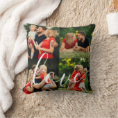 お客様のお気に入りの家族の写真コラージュ クッション (ブランケット)