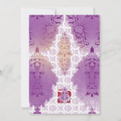 お客様のお祝い 招待状 (裏面)