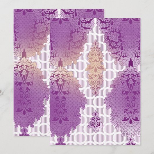 お客様のお祝い 招待状 (正面/裏面)