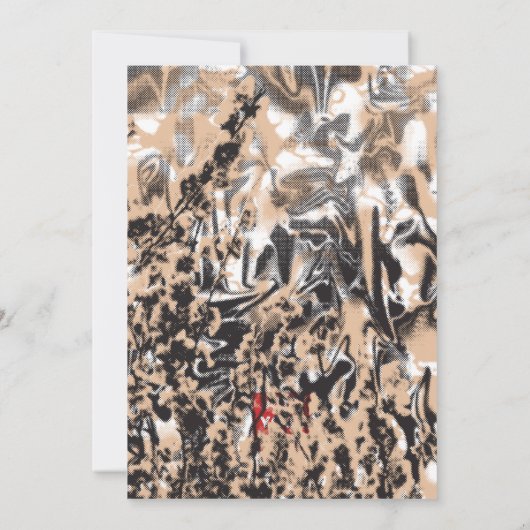 お客様のお祝い 招待状 (裏面)