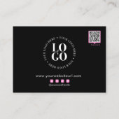 お客様のご注文割引に対し、ありがとうございます 名刺 (裏面)