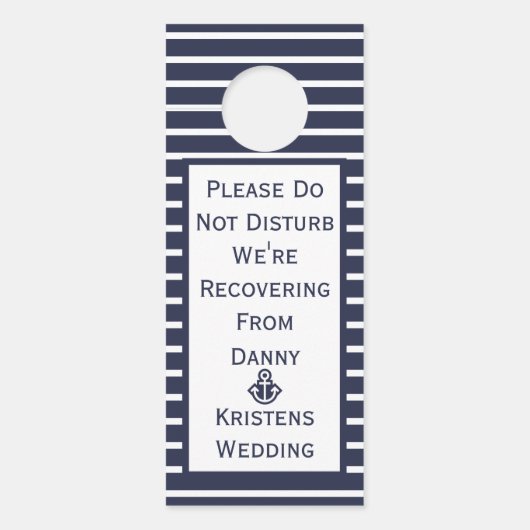 お客様のためにドアハンガーを結婚回収する ドアノブサイン (正面)