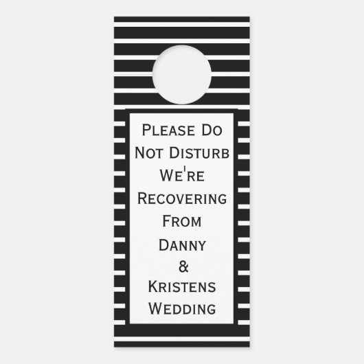 お客様のためにドアハンガーを結婚回収する ドアノブサイン (正面)