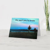 お客様のために幸せであり、新しい「人生の冒険」 カード (正面)