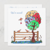 お客様のつるハートの場所 案内状 (正面/裏面)