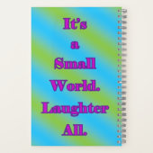 お客様のを変ストライプ更しない – スパイラルノートブック ノートブック (裏面)