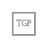 お客様のイニシャル ラバースタンプ (インプリント)