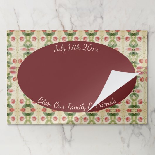 お客様のイベント ペーパーパッド (折り畳み)