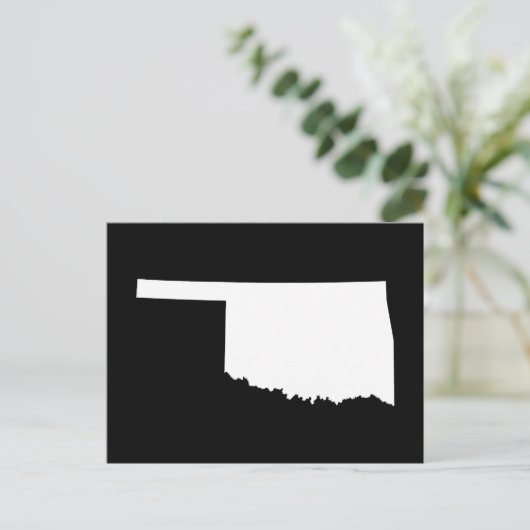 お客様のオクラホマ州の最新情報の作成 ポストカード (スタンド正面)