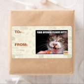 お客様のオファリング子猫 ラベル (インサイチュ)