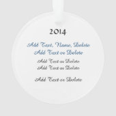 お客様のオーナメント- SRF オーナメント (裏面)