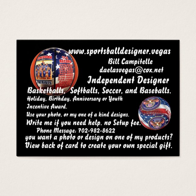 お客様のカスタムカード大型名刺（100枚パック） (正面)