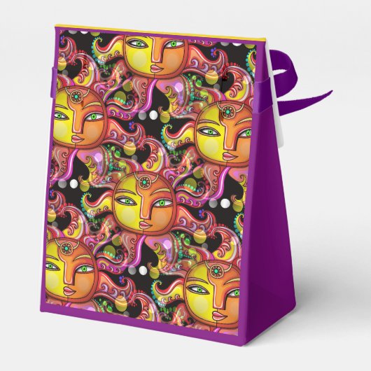 お客様のカスタムテントの特典ボックス – ギフトカードボックス フェイバーボックス (裏面サイド)