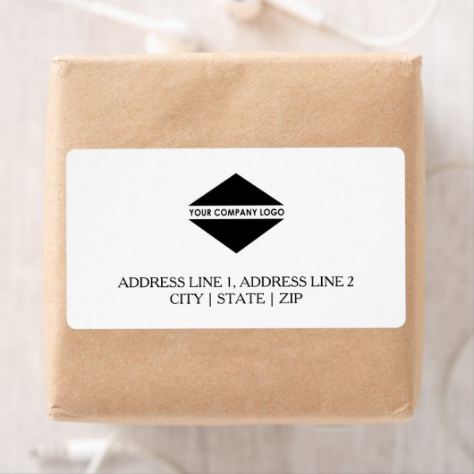 お客様のカスタムビジネスロゴの出荷ラベル ラベル (インサイチュ)