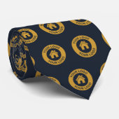 お客様のカスタムビジネスロゴの青いプロモーション ネクタイ (ロール)