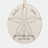 お客様のカスタムビーチ セラミックオーナメント (左)