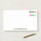 お客様のカスタムロゴと文字プロモーションのビジネスを ポストイット (デスク)