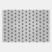 お客様のカスタムロゴバラエティーパックギフトラッピング紙 ラッピングペーパーシート (正面3)