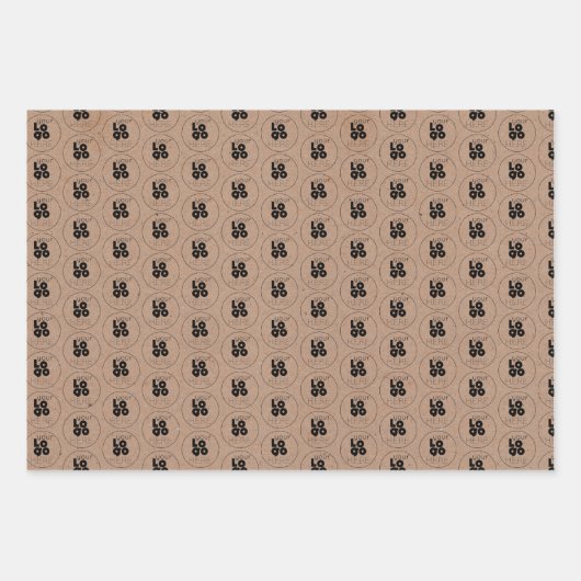 お客様のカスタムロゴバラエティーパックギフトラッピング紙 ラッピングペーパーシート (正面2)