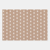 お客様のカスタムロゴバラエティーパックギフトラッピング紙 ラッピングペーパーシート (正面2)