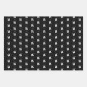 お客様のカスタムロゴバラエティーパックギフトラッピング紙 ラッピングペーパーシート (正面)