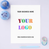 お客様のカスタムロゴ文字Business Promotion Flyers チラシ (シングル)