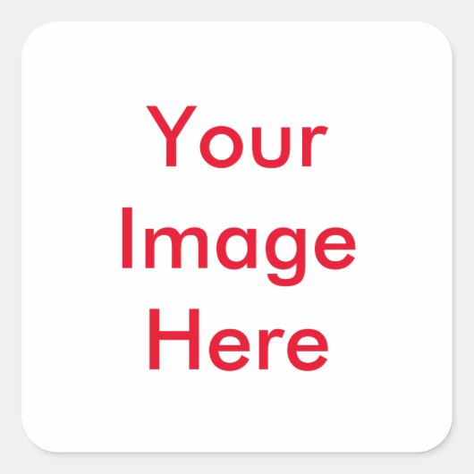 お客様のカスタム写真 スクエアシール (正面)