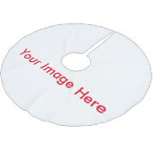 お客様のカスタム写真 ブラッシュドポリエステルツリースカート (アングル)