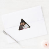 お客様のカスタム写真 三角形シール (封筒)
